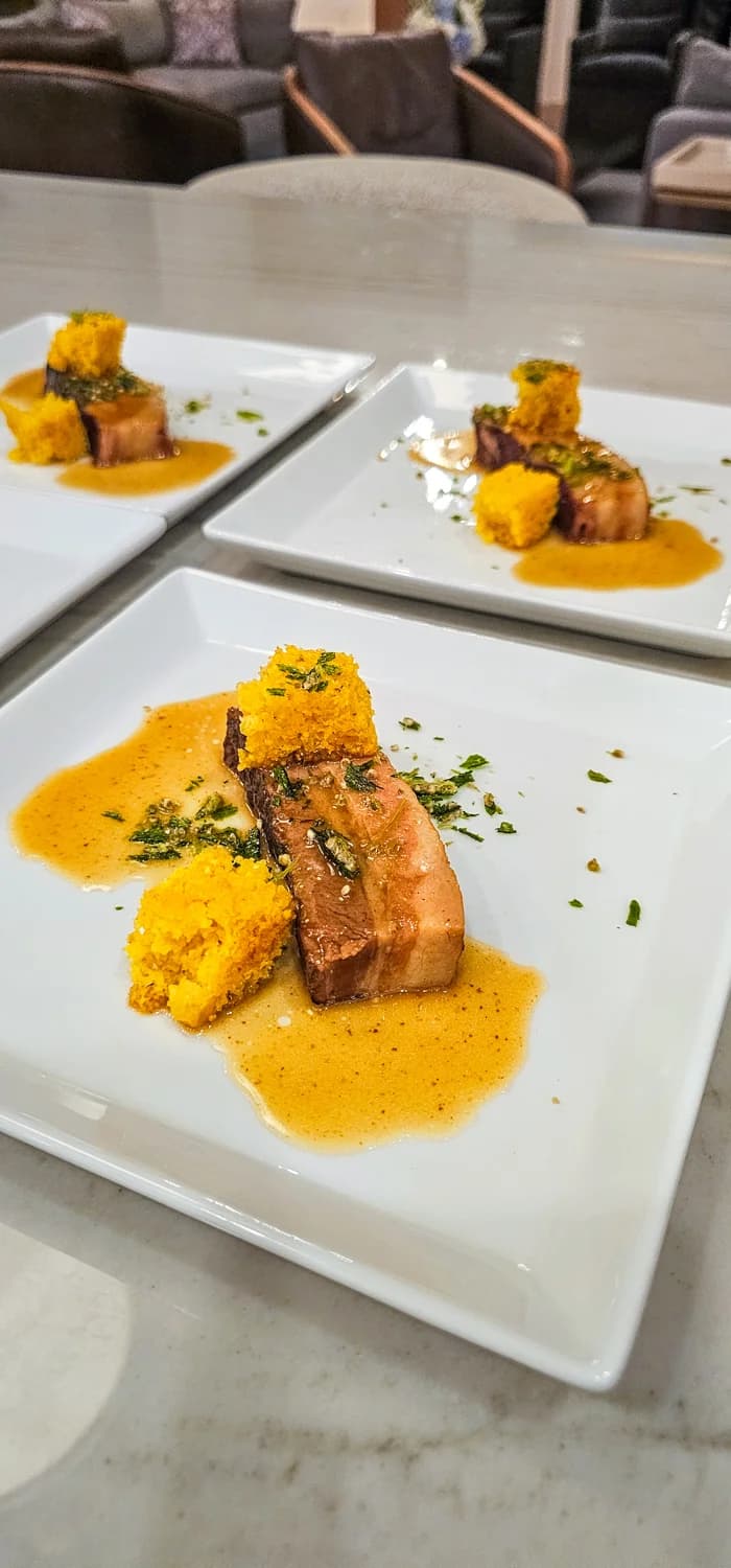 A course plated